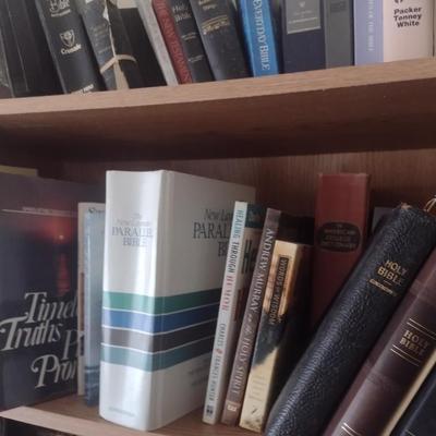 Large Collection of Books includes Theological, Spiritual, Informational, Non-Fiction, Fiction (See all Pictures)