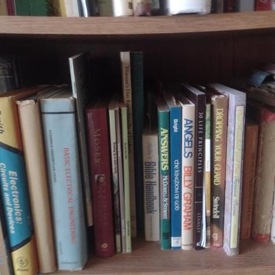 Large Collection of Books includes Theological, Spiritual, Informational, Non-Fiction, Fiction (See all Pictures)