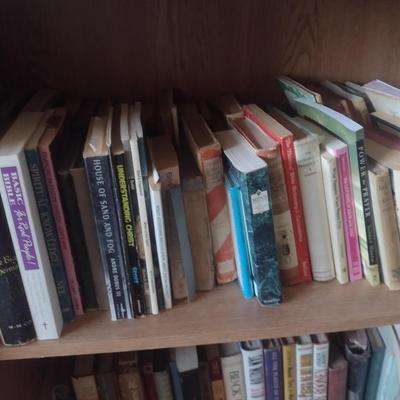 Large Collection of Books includes Theological, Spiritual, Informational, Non-Fiction, Fiction (See all Pictures)