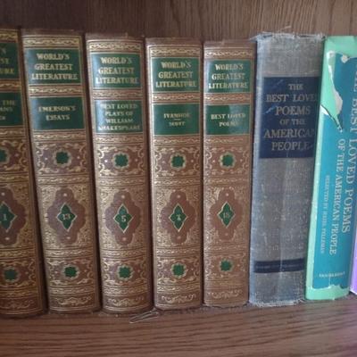 Collection of Classic Poetry Books Various Authors