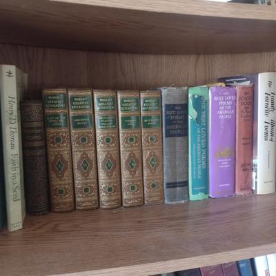 Collection of Classic Poetry Books Various Authors