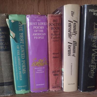 Collection of Classic Poetry Books Various Authors