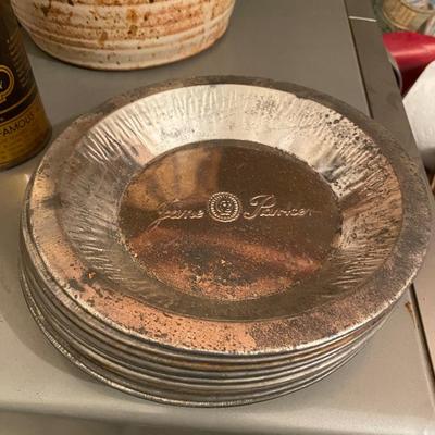 Vintage Jane Parker pie tins