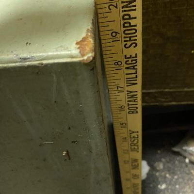 VINTAGE METAL STORAGE BOX