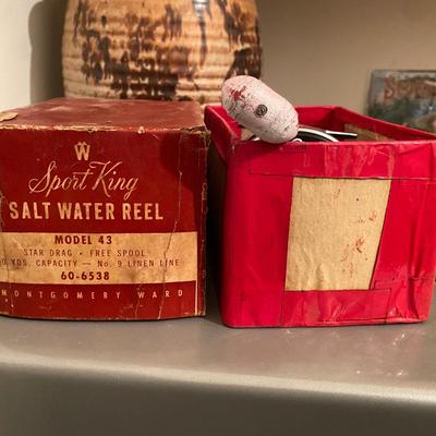 SPORT KING Model 43 Vintage Large Salt Water Surf Fishing Reel
