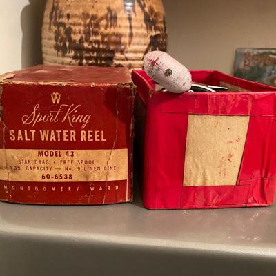 SPORT KING Model 43 Vintage Large Salt Water Surf Fishing Reel