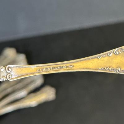 LOT 158K: Large Collection Of Silver Plate & Stainless Flatware