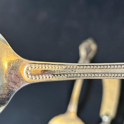 LOT 158K: Large Collection Of Silver Plate & Stainless Flatware