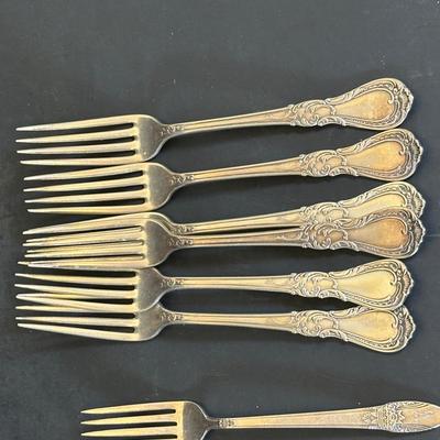LOT 158K: Large Collection Of Silver Plate & Stainless Flatware
