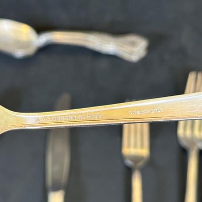 LOT 158K: Large Collection Of Silver Plate & Stainless Flatware
