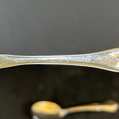 LOT 158K: Large Collection Of Silver Plate & Stainless Flatware