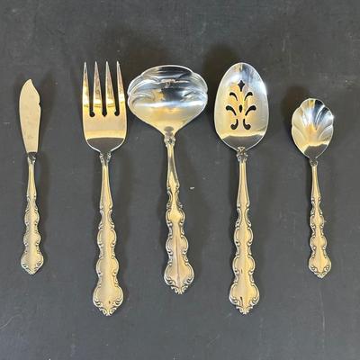 LOT 158K: Large Collection Of Silver Plate & Stainless Flatware
