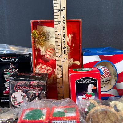 LOT 160K: Collection Of Vintage Christmas Ornaments - Hallmark & More