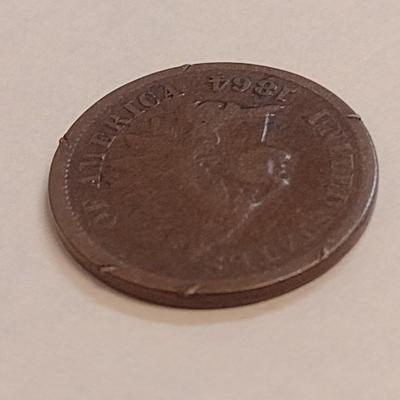 1864 U. S. Mint Indian Head Penny Circulated (76A)