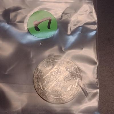 1923 British Half Crown .500 Silver Coin (87)