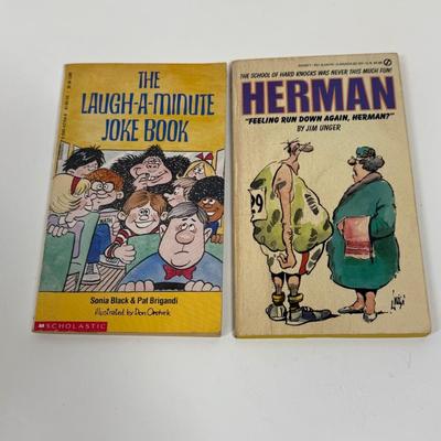 Lot of 2 Vintage Paperback Comedy Joke Books