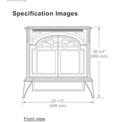 609 Vermont Castings Direct Vent Gas Stove
