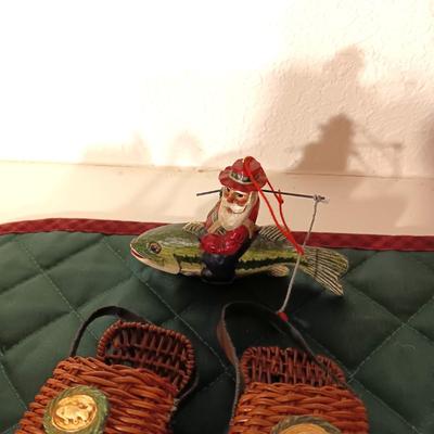 TREE ORNAMENTS FOR THE FISHERMAN IN YOUR LIFE