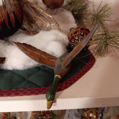 BIRD TREE ORNAMENTS MOST WITH REAL FEATHERS
