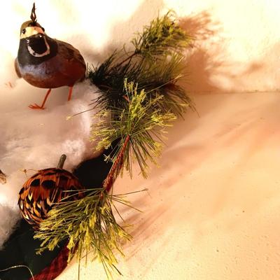 BIRD TREE ORNAMENTS MOST WITH REAL FEATHERS