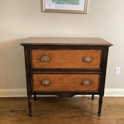 DR523 Grayson Luxury Theodore Alexander Two Drawer Dresser / Stand