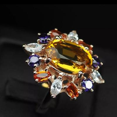 Golden Yellow Citrine 5.45 Ct