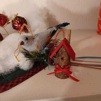 A VARIETY OF BIRD ORNAMENTS