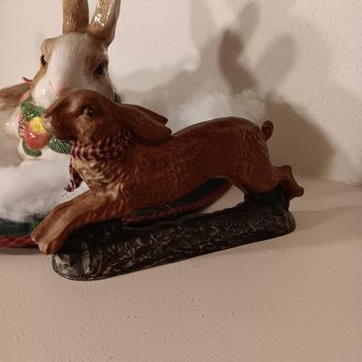 LARGE FITZ & FLOYD RABBIT