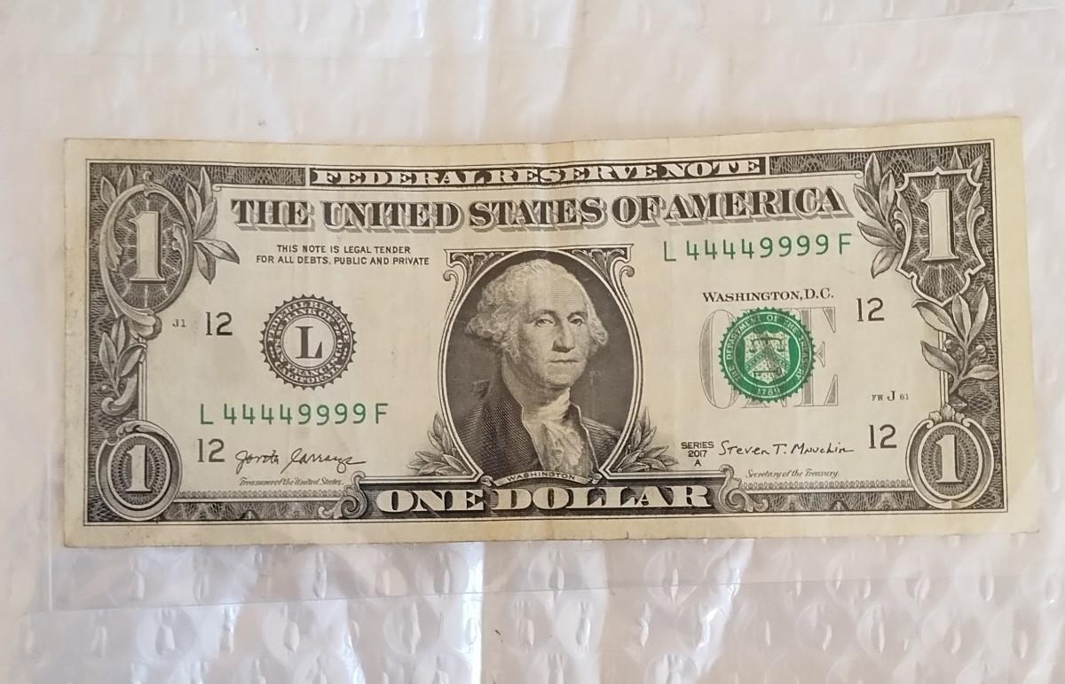 Really Fancy Note Collectable Fancy Note, Rare Quad Double | EstateSales.org