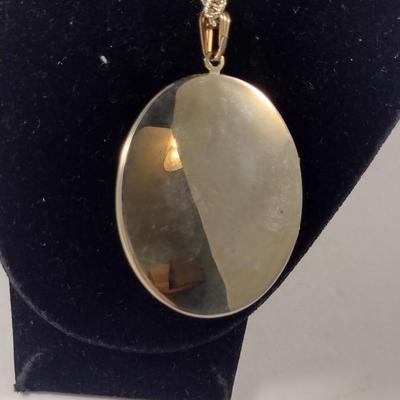 Cameo Locket Necklace and Earring Set (#11)