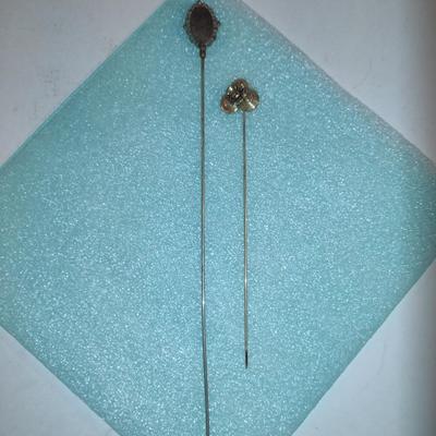 Pair of Long Hat Pins (#15)