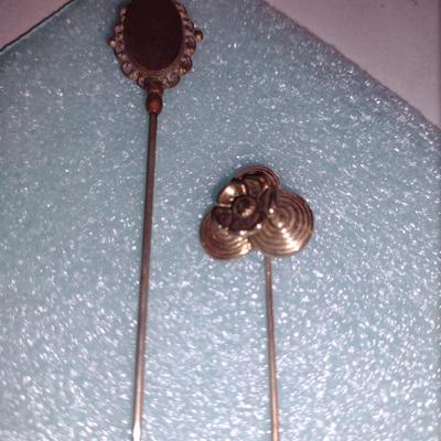 Pair of Long Hat Pins (#15)