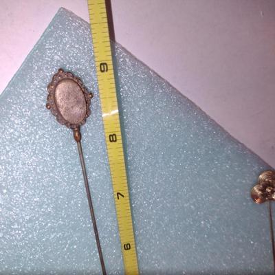 Pair of Long Hat Pins (#15)