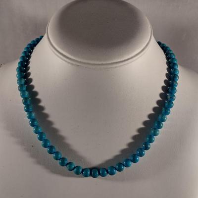 Turquoise Necklace and Earrings (#16)