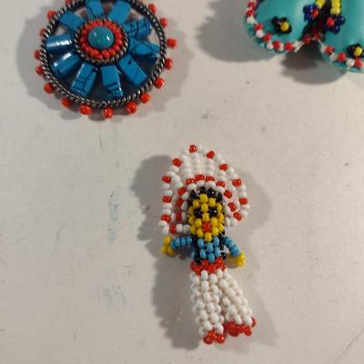 Collection of Native American Design, Seed Bead Jewelry (#18)