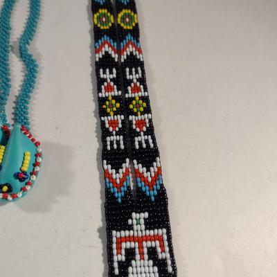 Collection of Native American Design, Seed Bead Jewelry (#18)