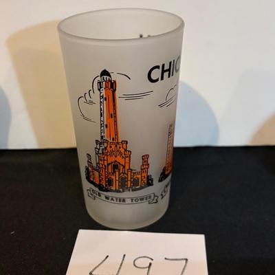 Vintage Hazel Atlas Chicago, Illinois Tumbler