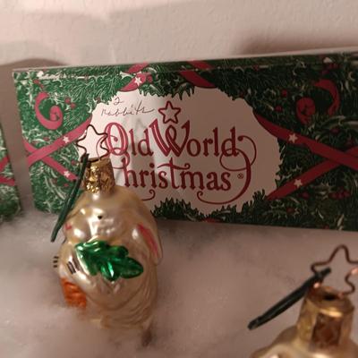 OLD WORLD CHRISTMAS ORNAMENTS