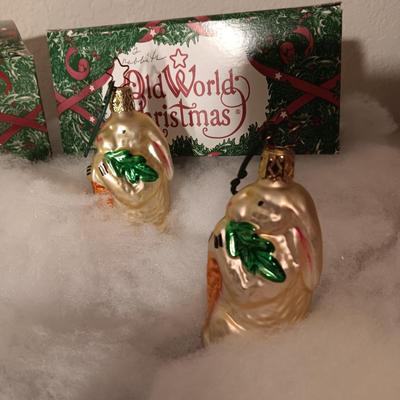 OLD WORLD CHRISTMAS ORNAMENTS