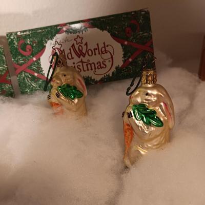 OLD WORLD CHRISTMAS ORNAMENTS