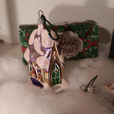 2 OLD WORLD ORNAMENTS