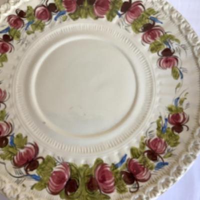 K718 Vintage Capodimonte Style Italian Soup Tureen with Ladle