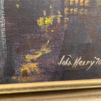 Signed painting St Pauls