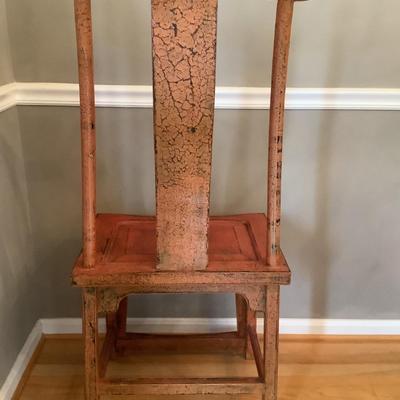 DR724 Red Chinese Dining Room Table with Chairs