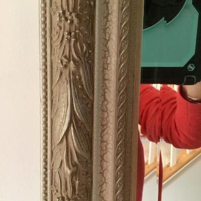 DR729 Large Beveled Edge Framed Wall Mirror