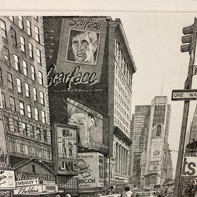 Hello Broadway," Elliot Engel signed print