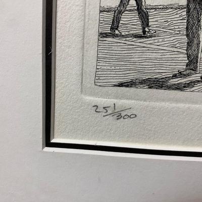 Hello Broadway," Elliot Engel signed print