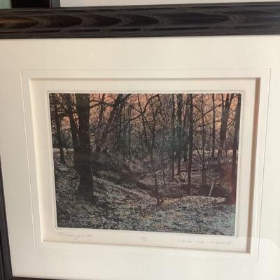 L741 Signed and Numbered Aquatint Etching “Twilight” by George Raab