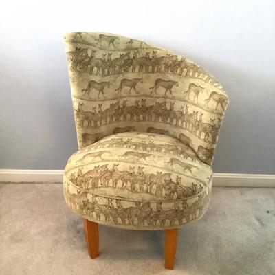 MB748 African Print Decorative Accent Chair