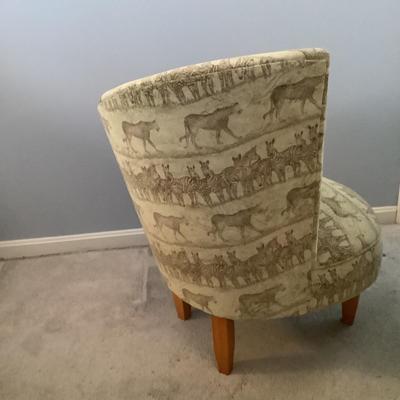 MB748 African Print Decorative Accent Chair